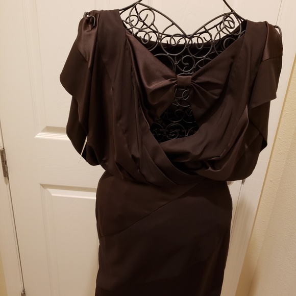 NWT Jessica Simpson Brown Dressy Dress Sz 2 - Picture 7 of 8